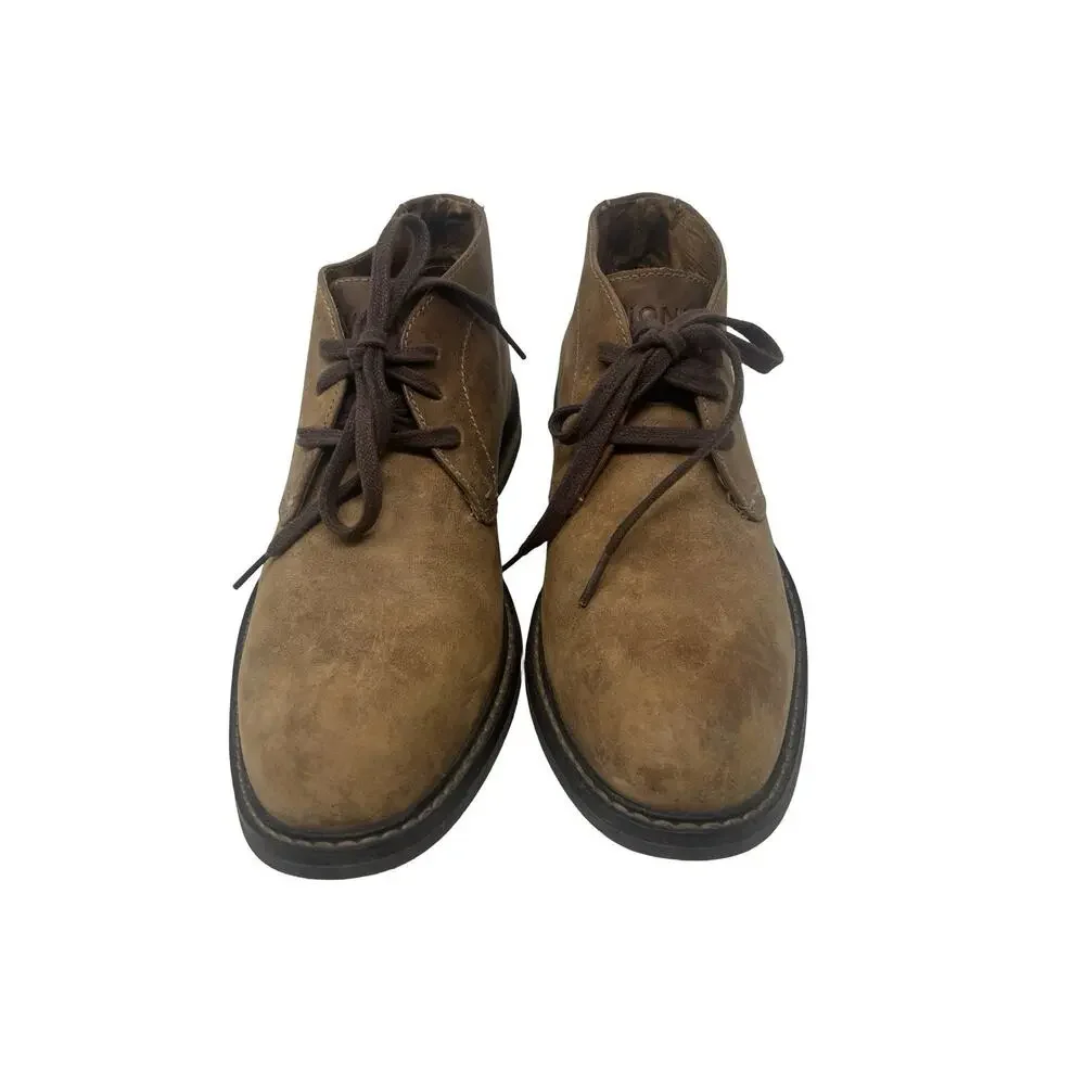 Vionic Bowery Chase Men’s Suede Chukka Boots Tan Size 7 / 40 Orthotic Comfort